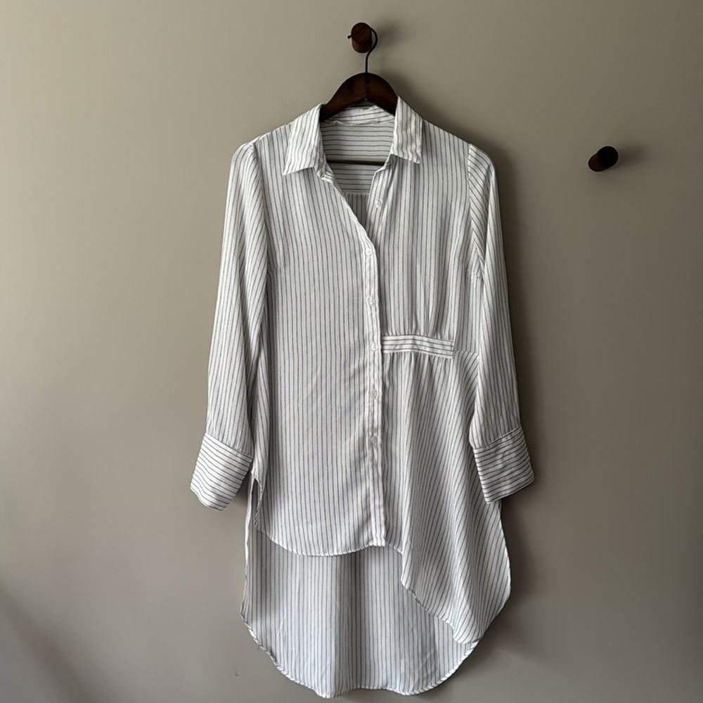 RACHEL RACHEL ROY ASYMMETRICAL HIGH-LOW BLOUSE SIZE 2